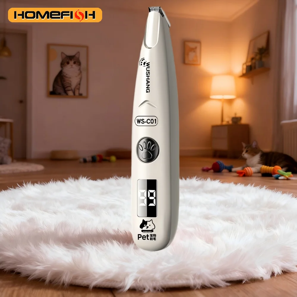 Aparador Elétrico para Cães e Gatos de Baixo Ruído para Patas e Orelhas - Imagem 4