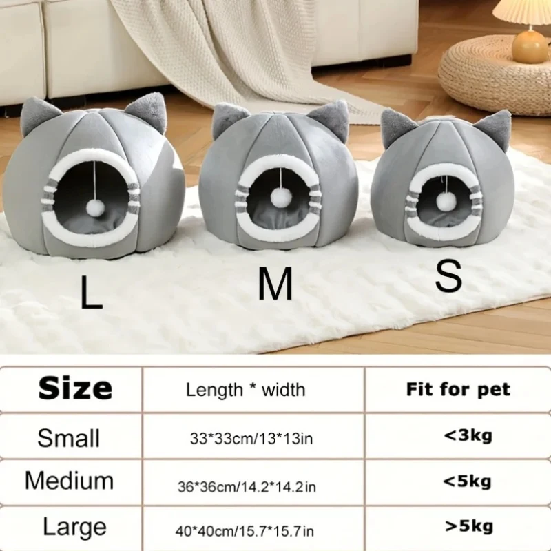 Cama Toca Ninho para Gatos com Colchão 35 cm - Imagem 3