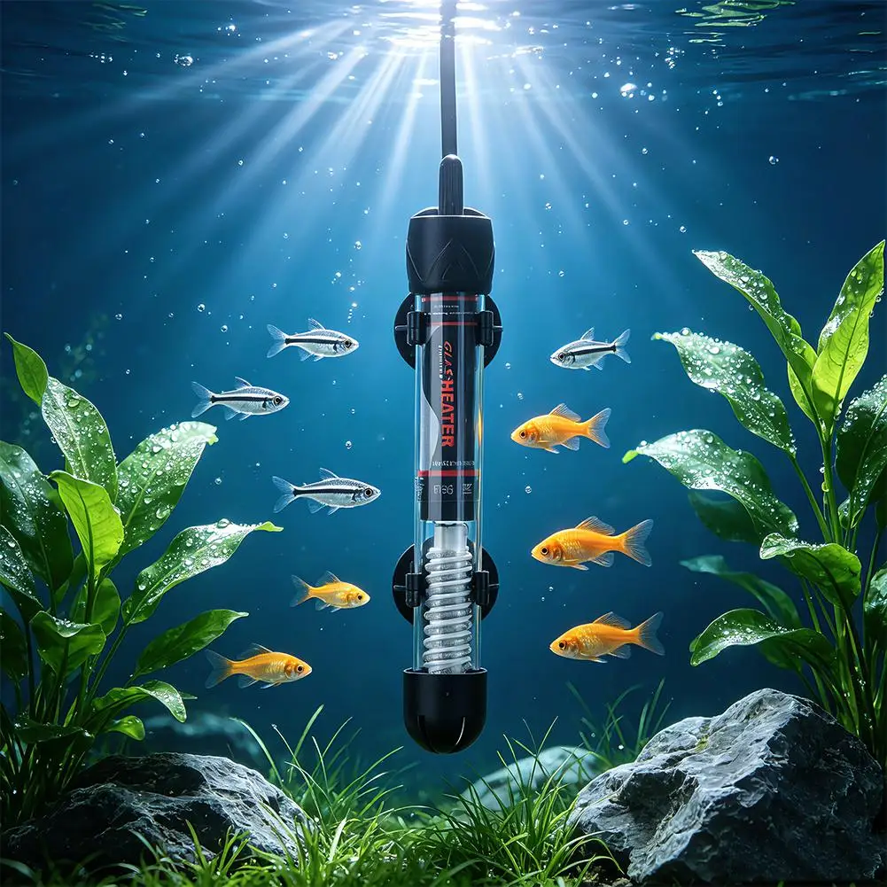 Aquecedor Submersível para Aquário com Termostato e Capa Protetora - Imagem 4