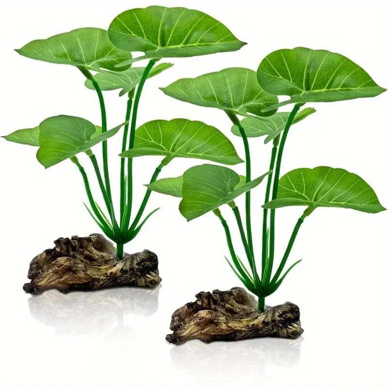 plantas artificiais para aquário e terrário