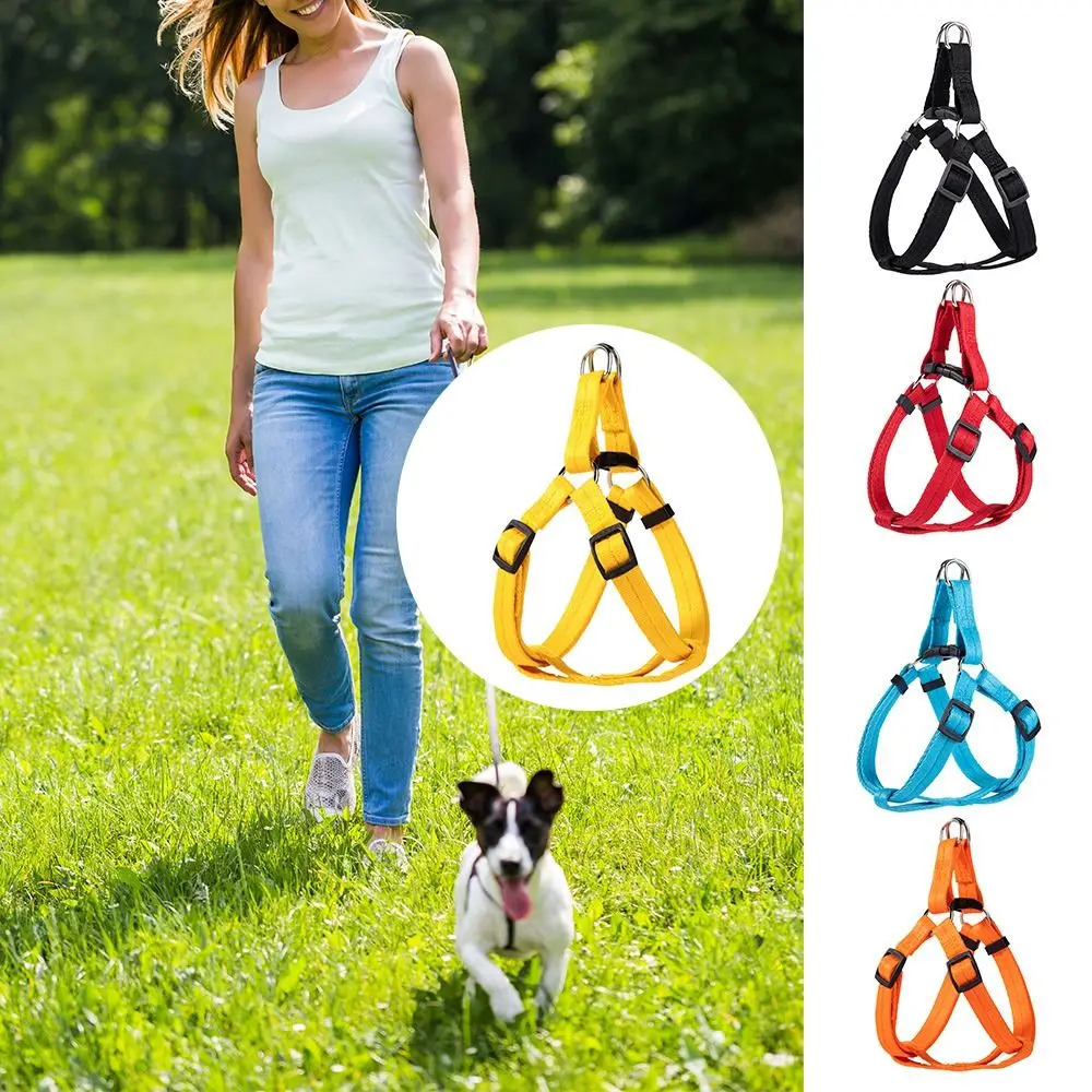 Colete Peitoral para Cães de Nylon Ajustável para Passeio - Imagem 4