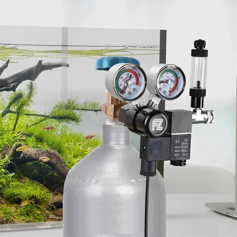 Regulador de CO2 Fzone para Aquário com Medidor Grande - Imagem 5
