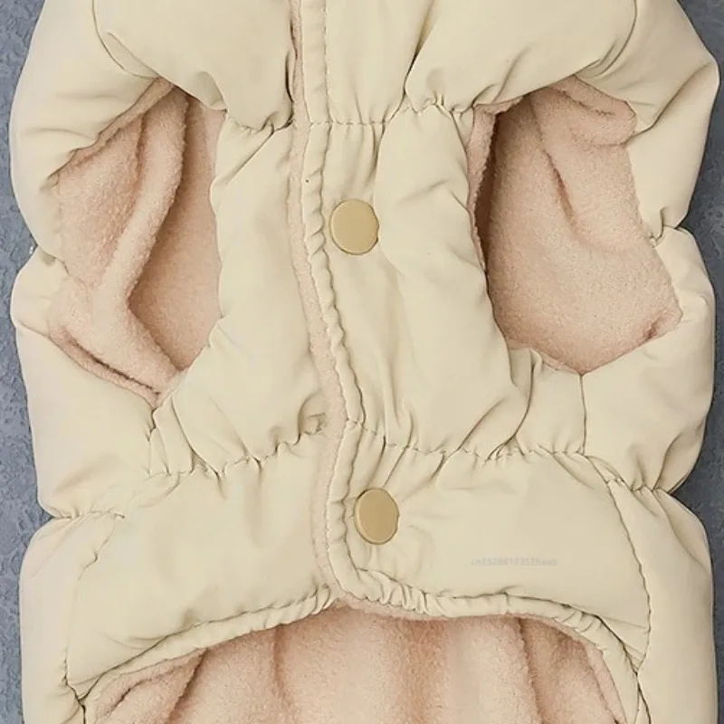 Casaco Acolchoado para Cães Pequenos e Médios de Inverno - Imagem 4