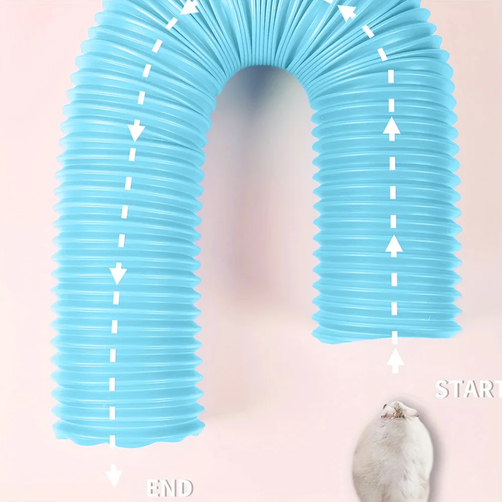 Túnel Retrátil para Coelhos e Hamsters Jogo Expansível - Imagem 3