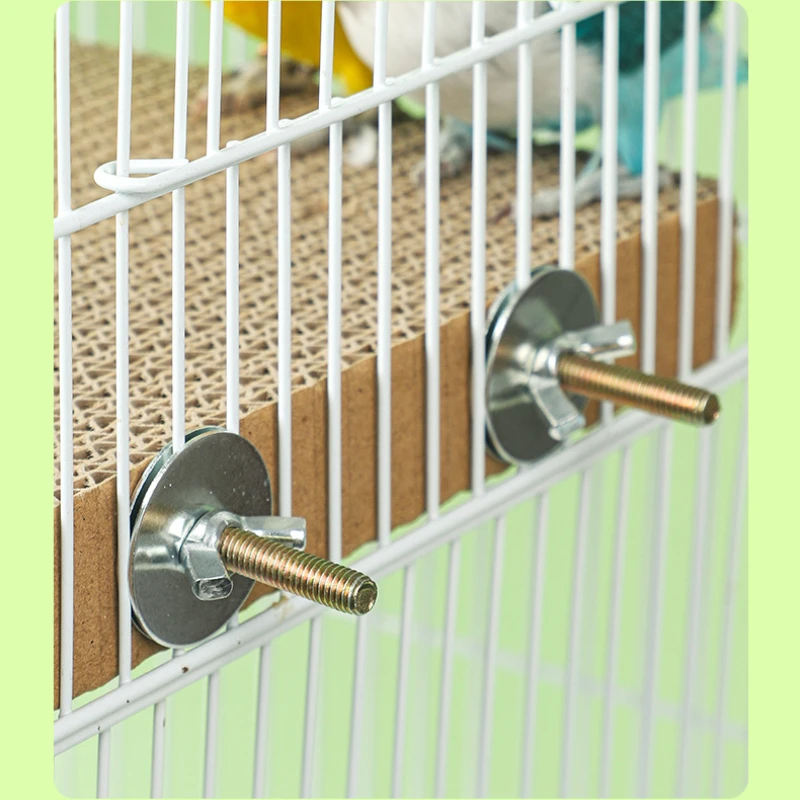 Brinquedo de Papel para Pássaros, Papagaios e Conures com Poleiro de Cortiça - Imagem 5