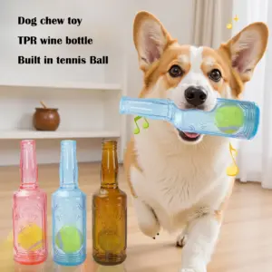 brinquedo para cães garrafa tpr