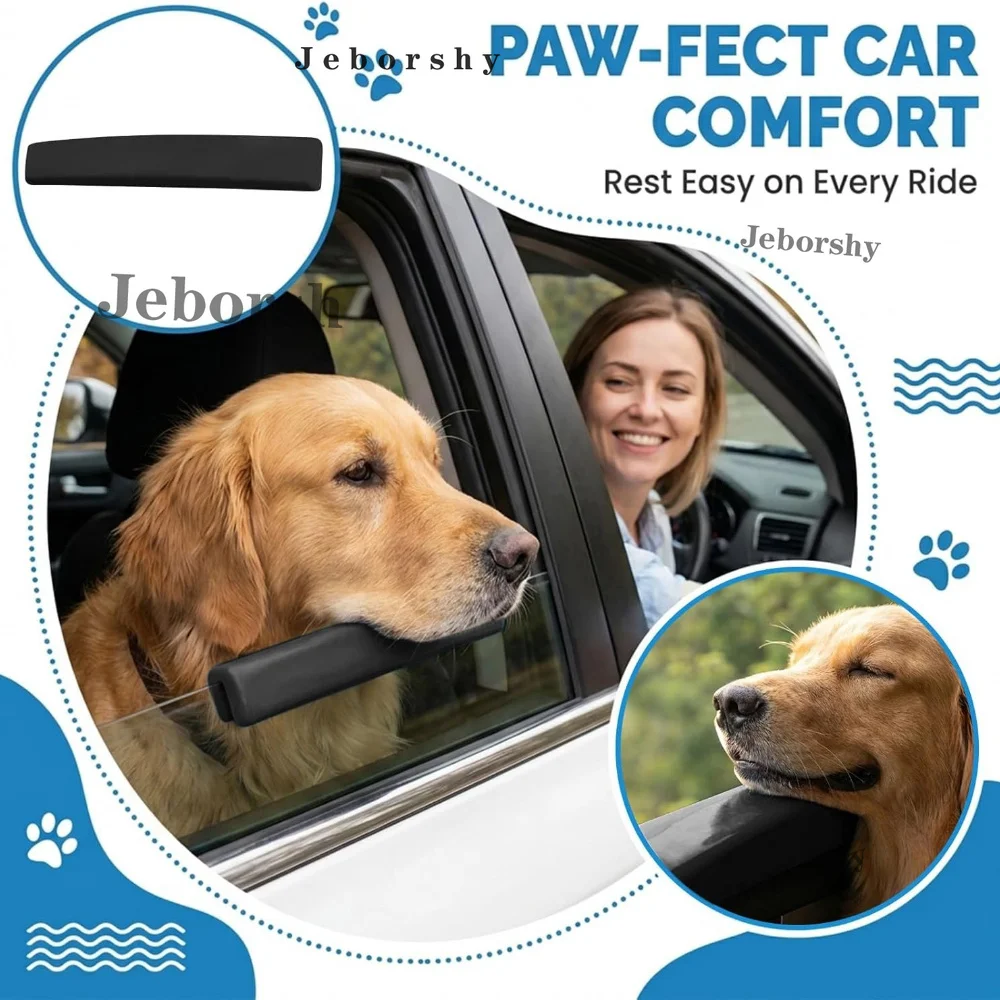 Almofada de Janela para Cães Preta 15,7 Pol. para Vãos de Carro - Imagem 3