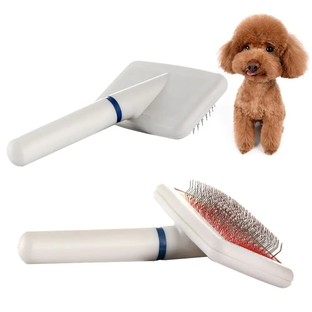 escova massageadora slicker para cães e gatos