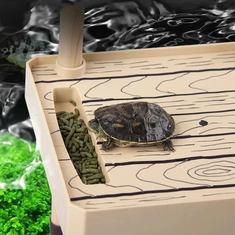 Plataforma Flutuante para Tartarugas com Ventosas e Rampa Texturizada - Imagem 6