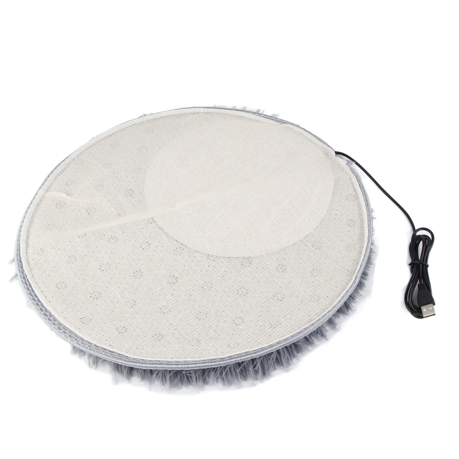 Almofada de Aquecimento para Cães e Gatos Pequenos de Pelúcia USB 40 cm - Imagem 3