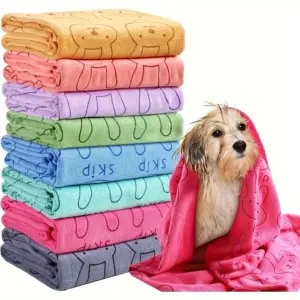 toalha de banho de microfibra para pets