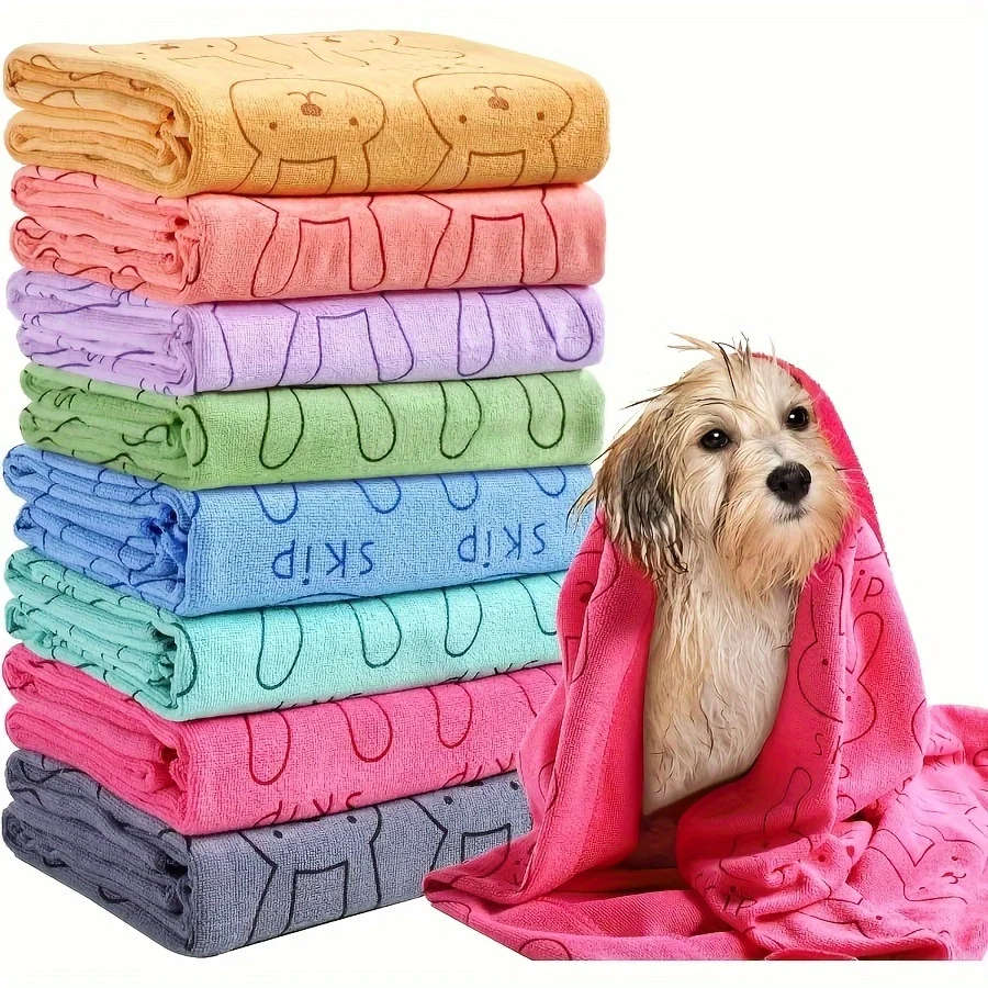 toalha de banho de microfibra para pets