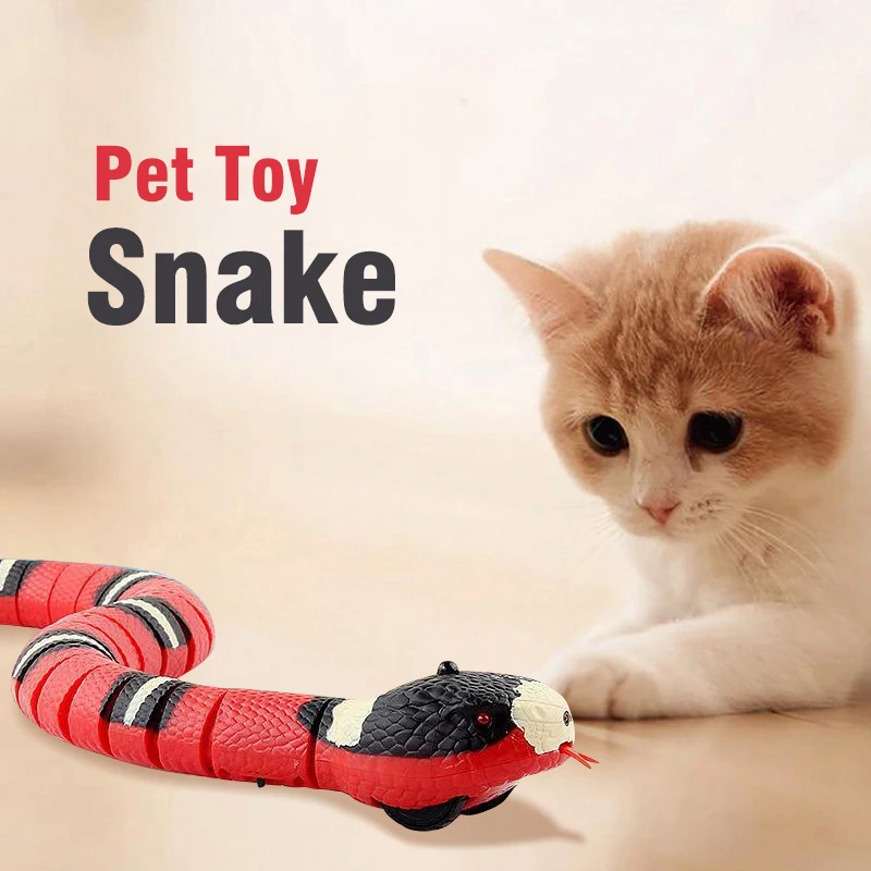 brinquedo de gato cobra com sensor