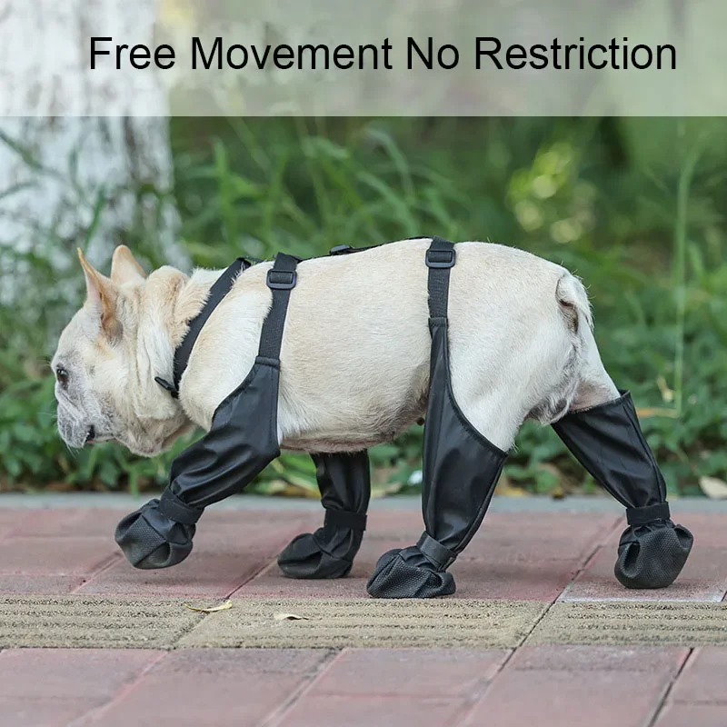 Botas Antiderrapantes para Cães Protetor de Patas para Animais de Estimação - Imagem 4