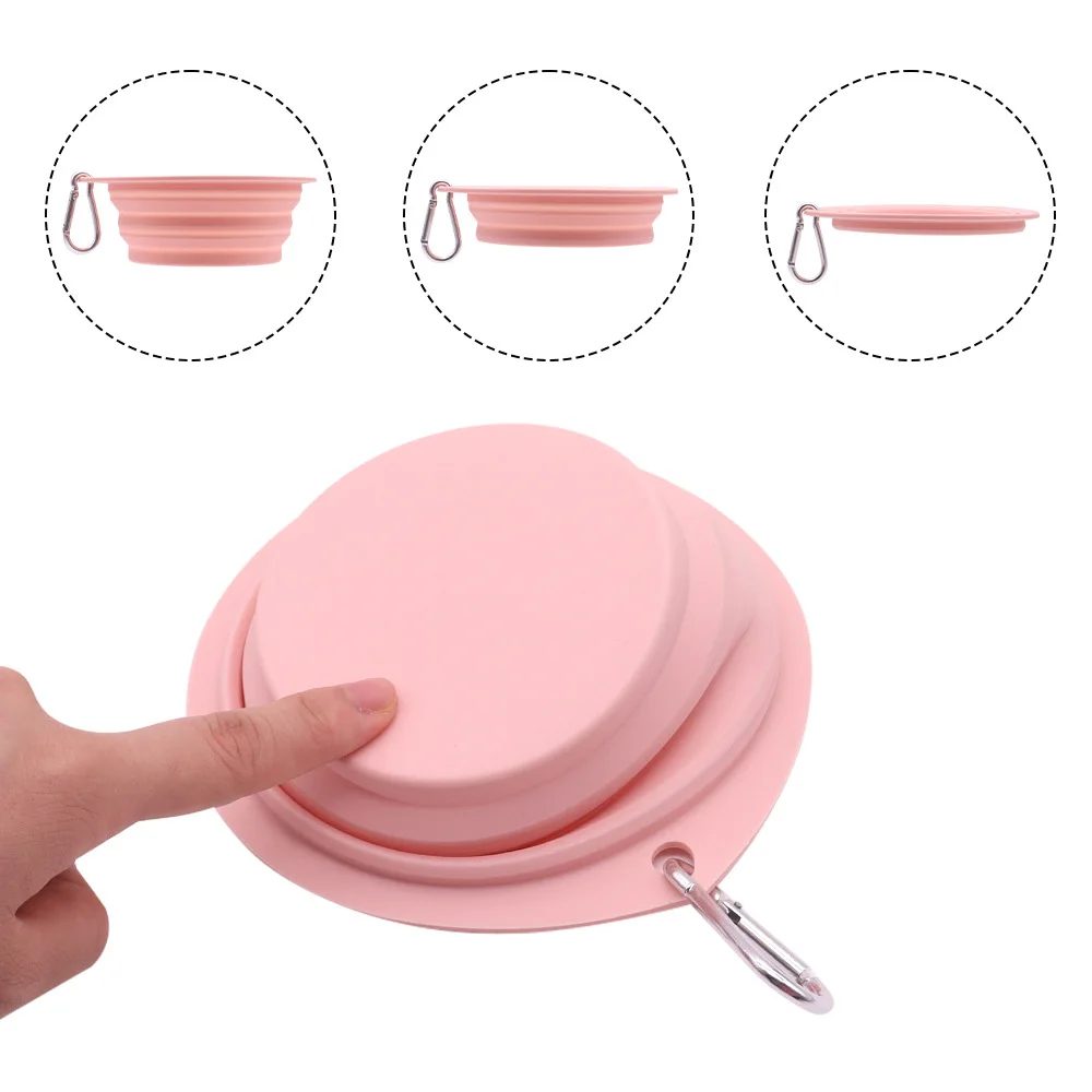 Tigela Portátil Dobrável para Cães em Silicone para Viagem - Image 4