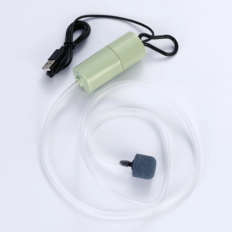 Bomba de Ar USB para Aquário 1 W com Pedra Difusora e Tubo de Silicone - Imagem 5