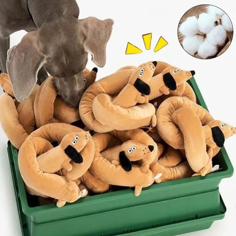 Brinquedo de Pelúcia para Cães com Apito e Puxador - Imagem 2