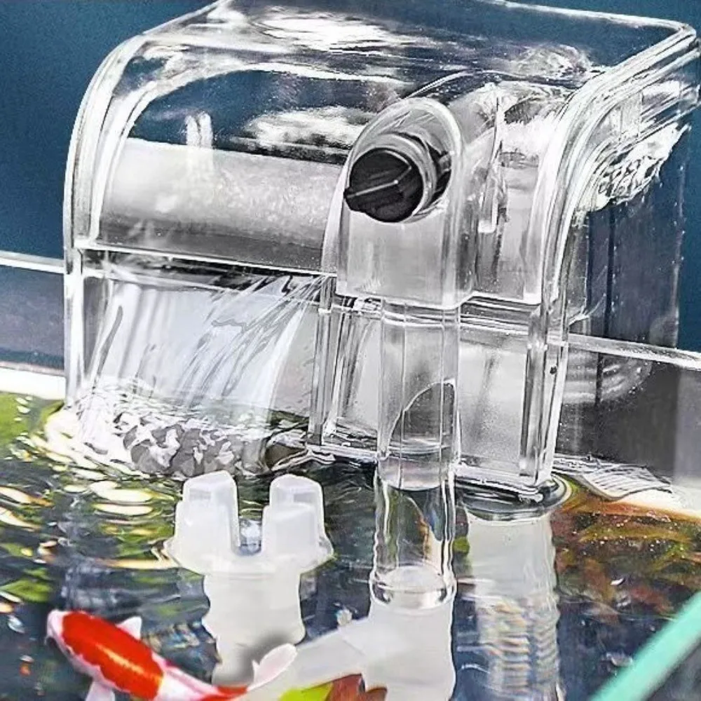 Filtro Hang On Back para Aquário Transparente com Válvula de Fluxo - Imagem 5