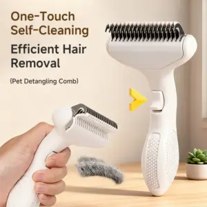 escova desembaraçadora para cães e gatos
