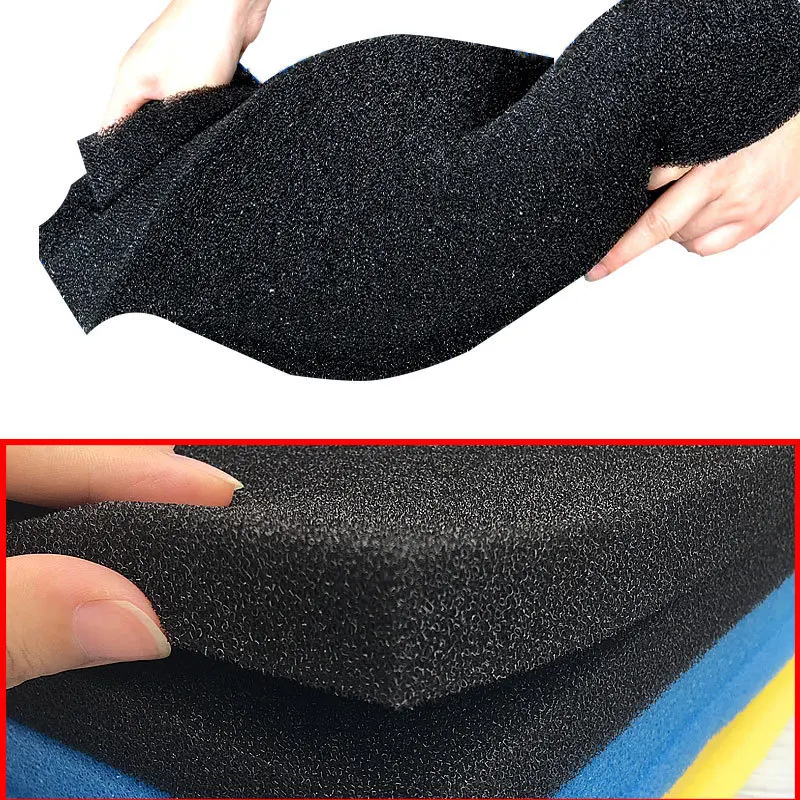 Filtro de Algodão Bioquímico para Aquário Cortável Preto - Imagem 2