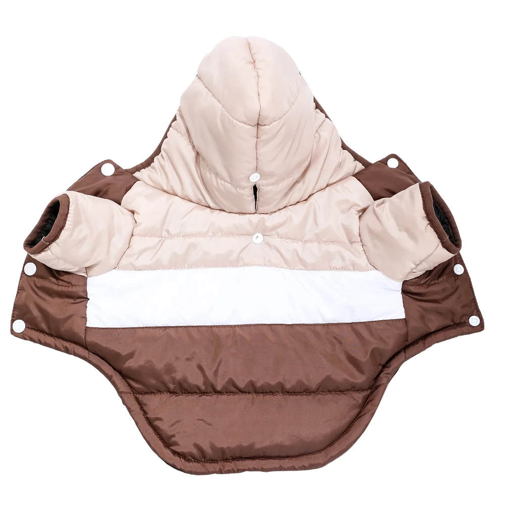 Casaco Hoodie para Cães e Gatos de Poliéster com Capuz para Inverno - Imagem 2