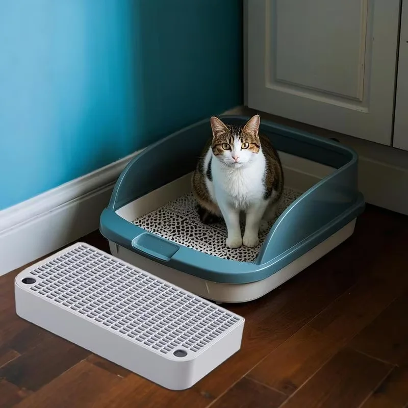 Rampa para Caixa de Areia Gatos com Função de Filtro Impermeável - Imagem 6