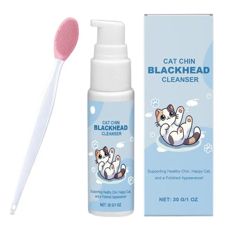 Limpador de Queixo para Gatos 30g com Escova Dupla Face - Imagem 2
