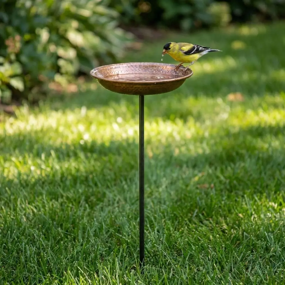 Bebedouro para Pássaros de Metal 50 cm Estilo Retrô - Imagem 2