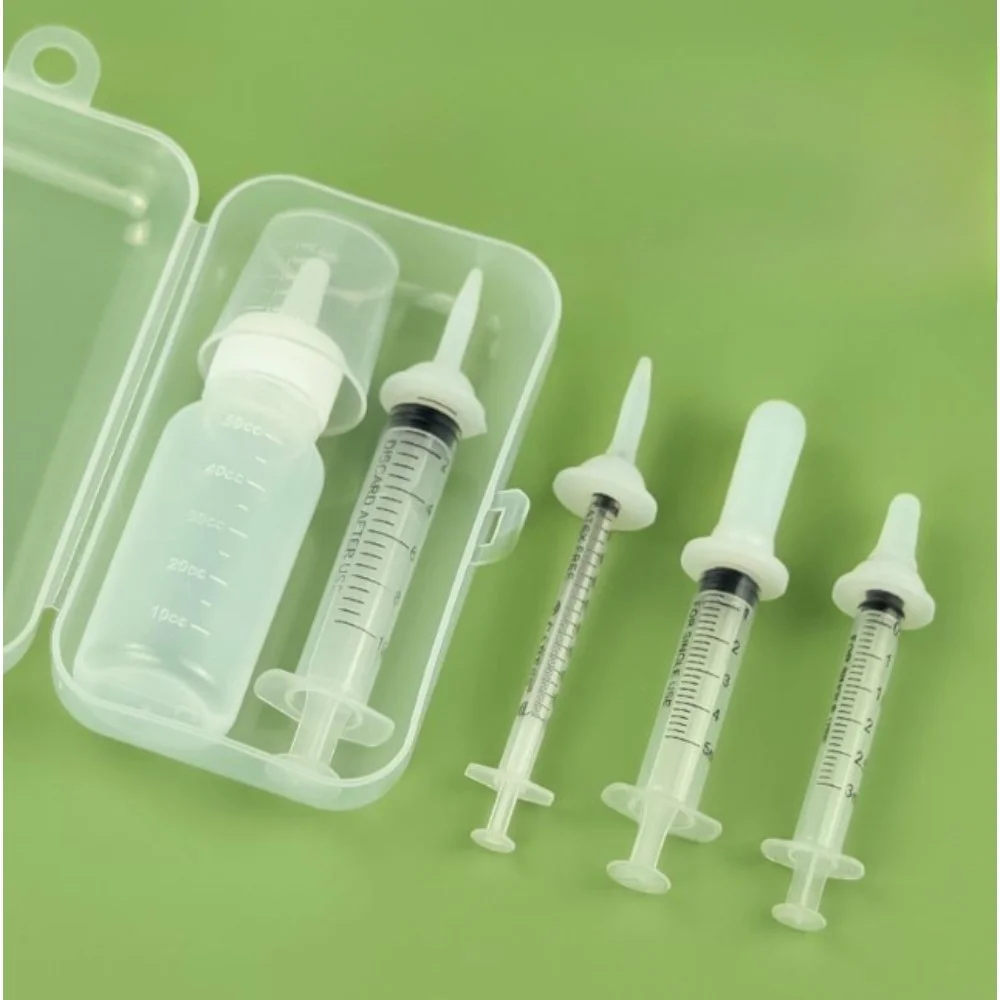 Kit Alimentador para Gatos e Cães com Garrafa e Seringas de Silicone - Imagem 5