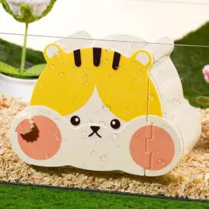 ninho para hamster de plástico