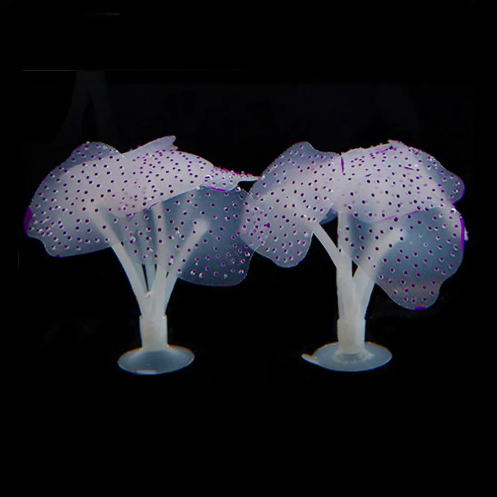 Anêmona Artificial para Aquário de Silicone Flexível 10 cm - Imagem 5