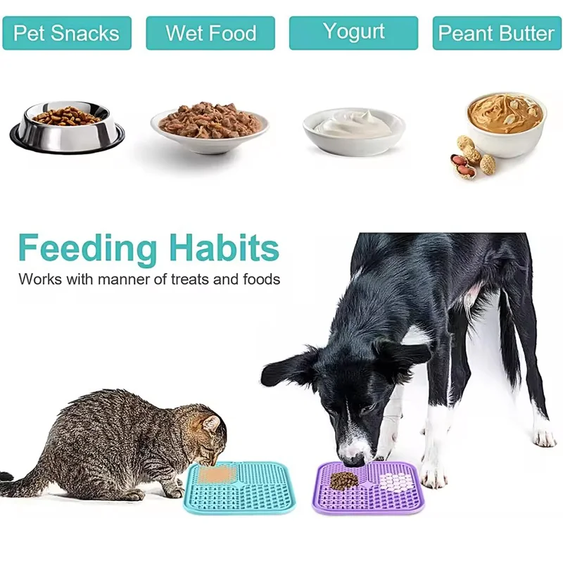 Tapete de Alimentação Lenta para Cães e Gatos de Silicone Grau Alimentício - Image 4