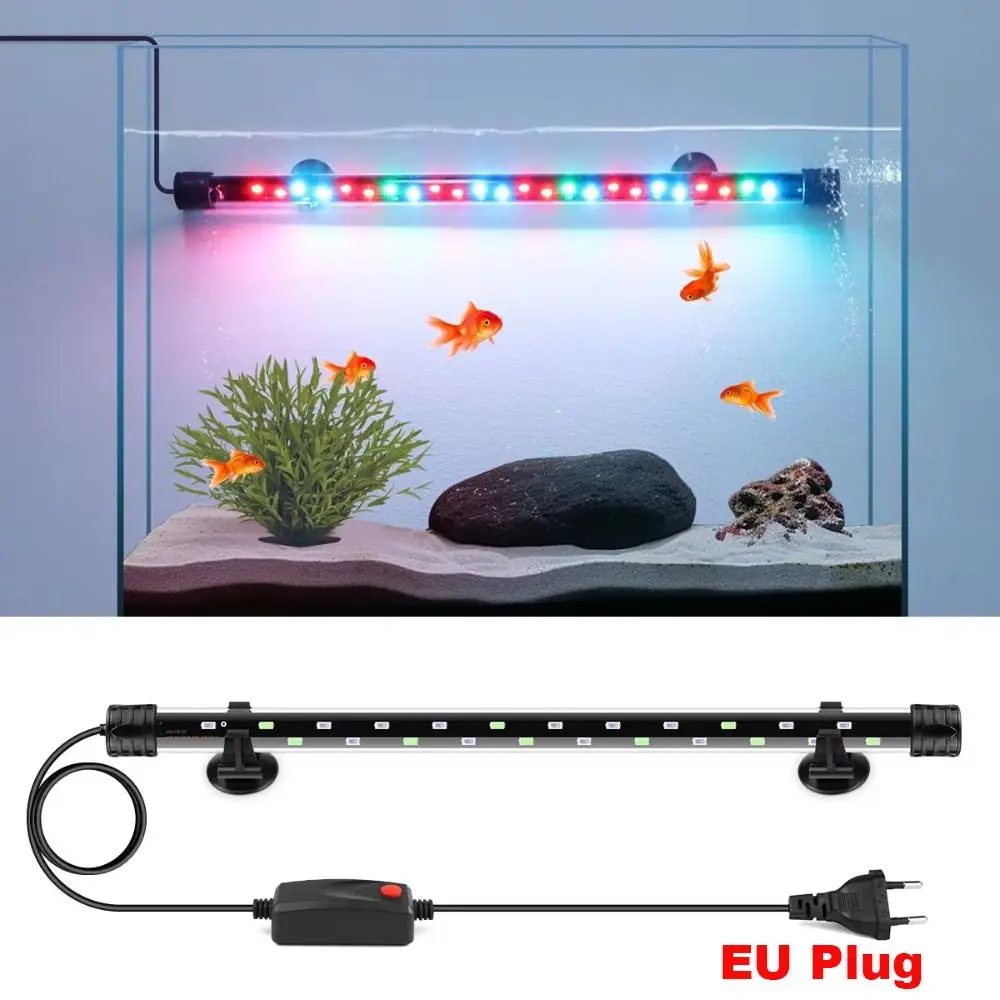 Iluminação LED para Aquário 220V IP68 com Ventosas e 18-48 cm - Imagem 2