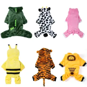 roupa de flanela para cães e gatos pequenos