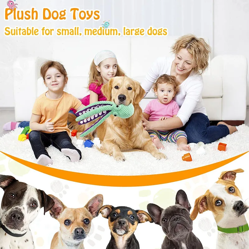 Brinquedo de Pelúcia para Cães com Apito e Tecido Macio - Imagem 3
