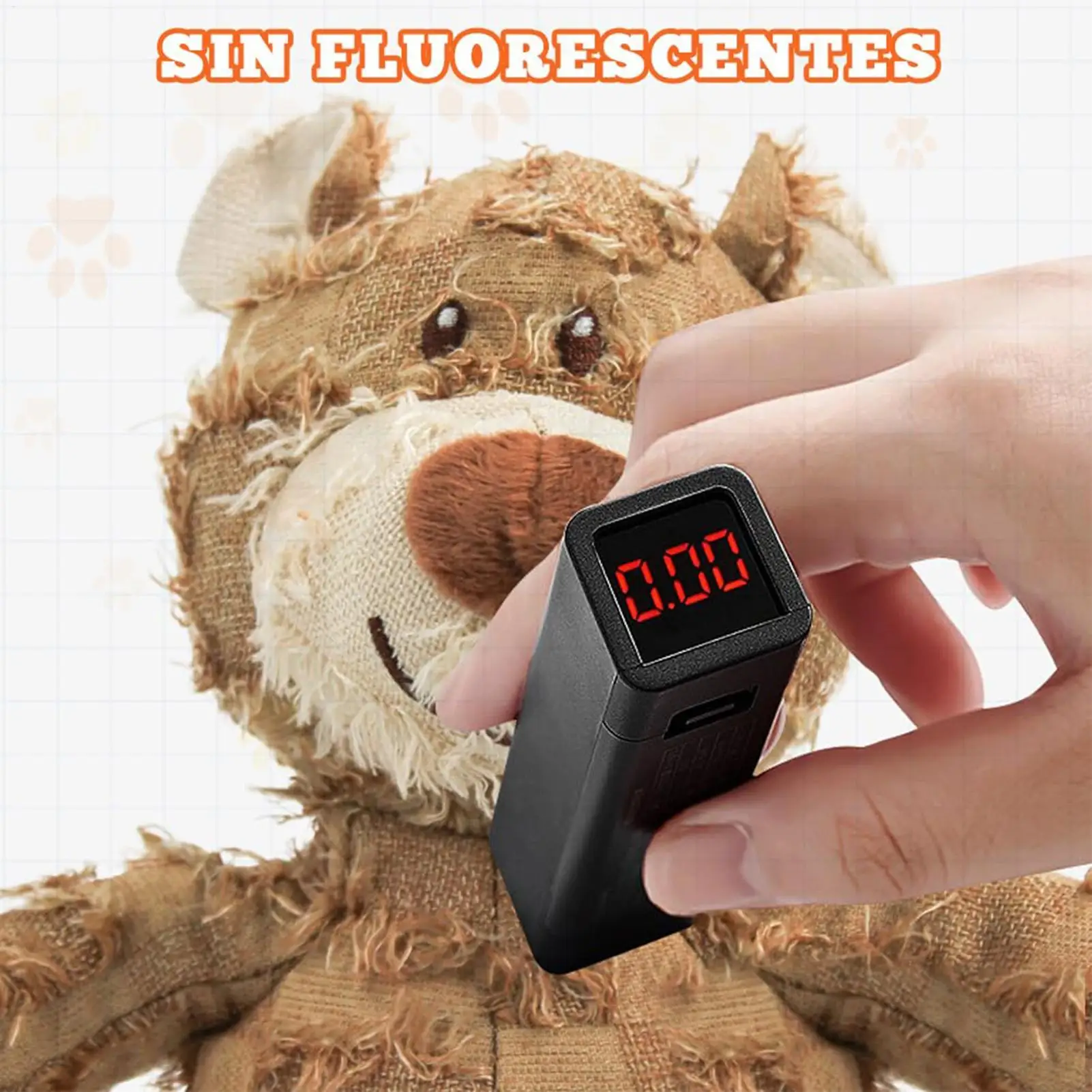 Brinquedo de Urso para Cães com Som e Material Resistente a Rasgos - Image 3
