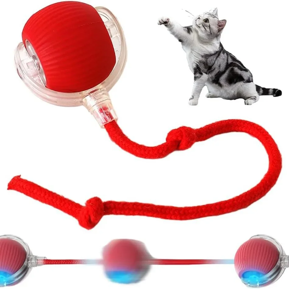 Bola Interativa para Gatos Recarregável USB com Movimento Aleatório - Imagem 4