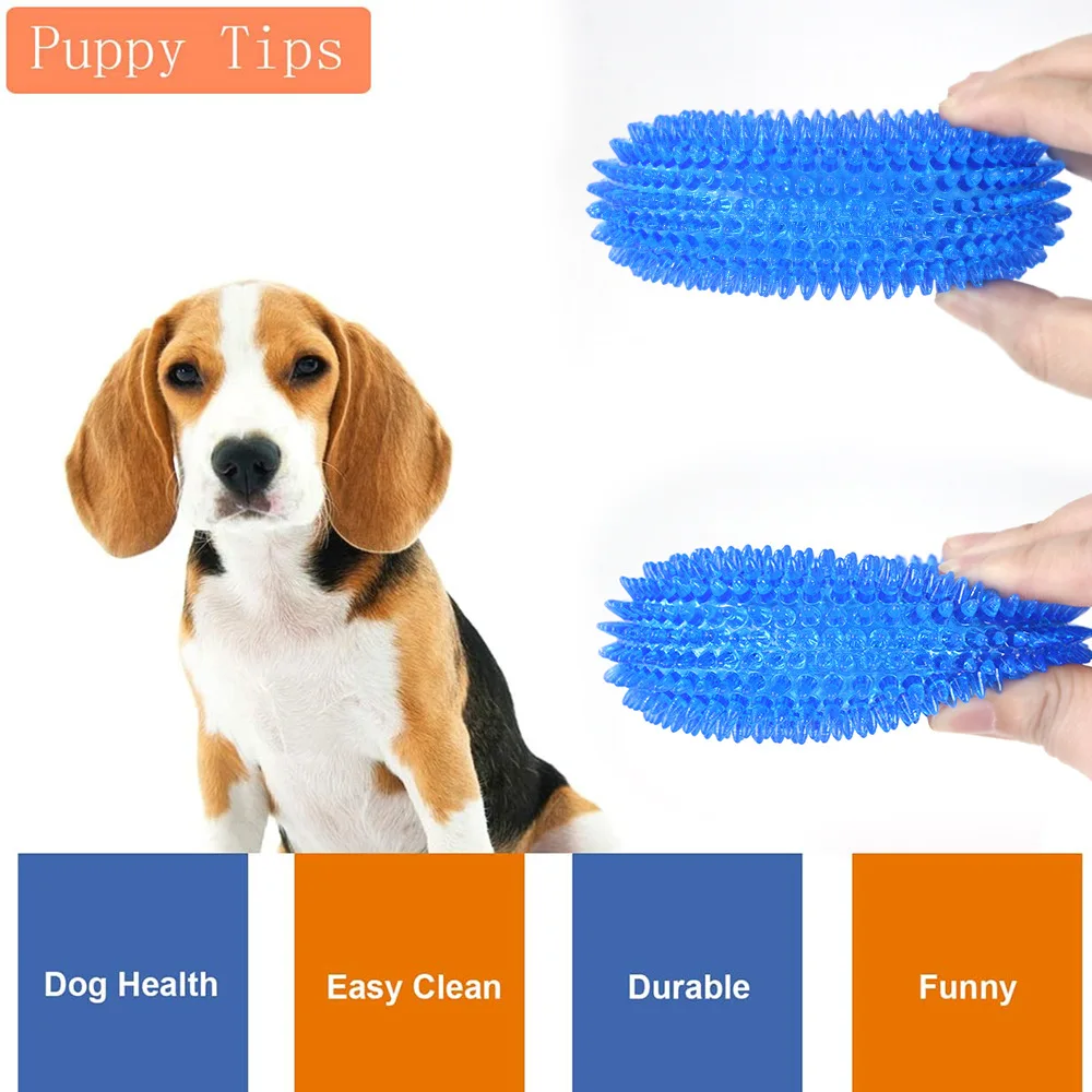 Brinquedo para Cães de TPR com Som de Guizo e Anel Pontiagudo - Imagem 4