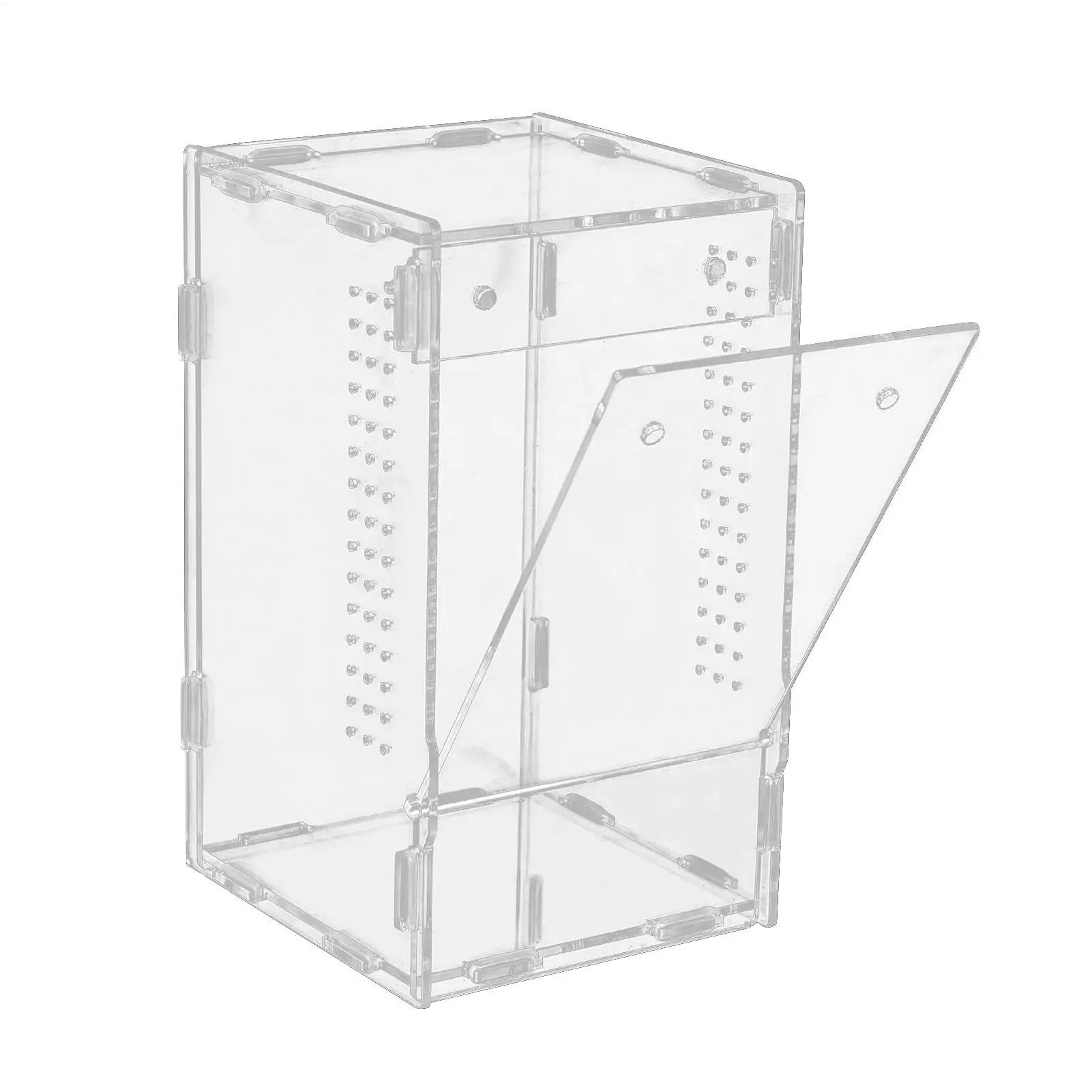 Terrário para Répteis Acrílico com Abertura Frontal Magnética - Imagem 6