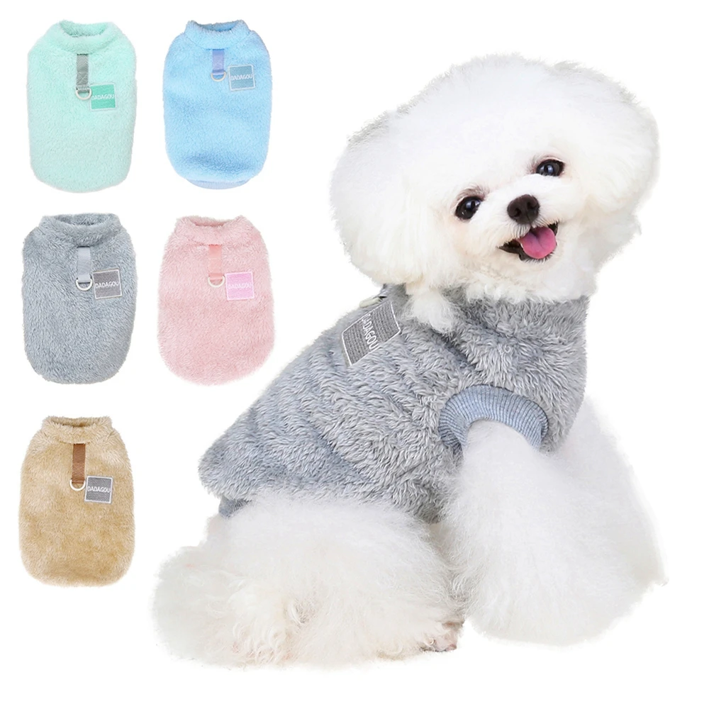 Colete para Cães e Gatos de Fleece Macio para Inverno - Imagem 3