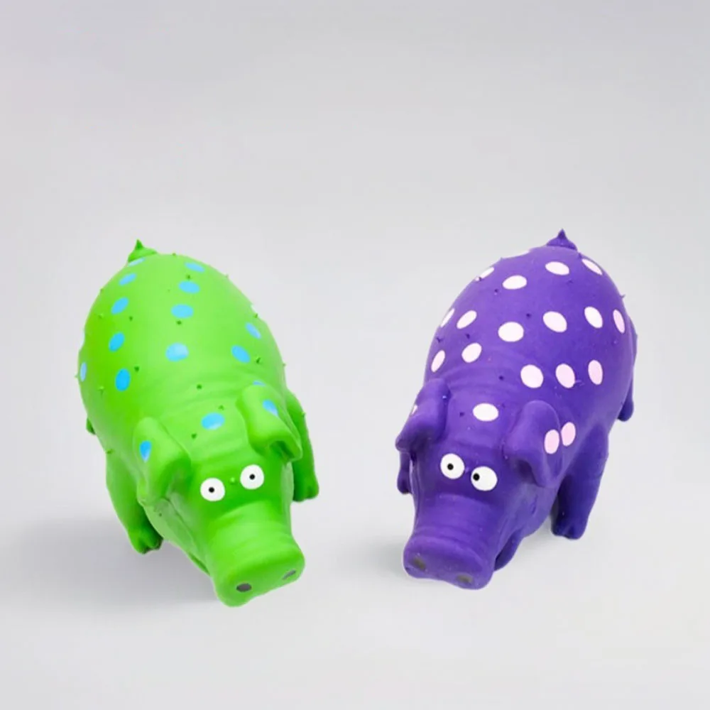 brinquedo de porco de látex para cães