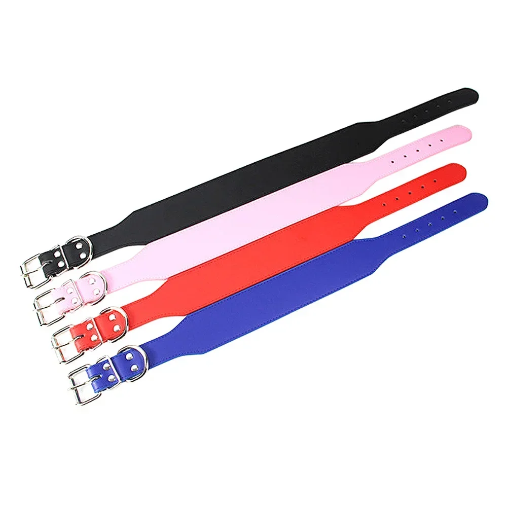 Coleira para Cães Grandes de Couro Microfibra com Fivela de Arame - Image 2