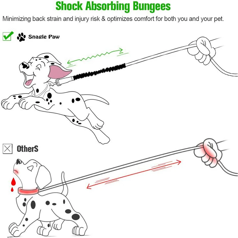 Extensor de Coleira Retrátil para Cães Pequenos e Médios com Fivela de Metal - Imagem 6