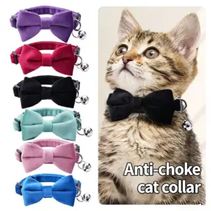 coleira ajustável para cães e gatos