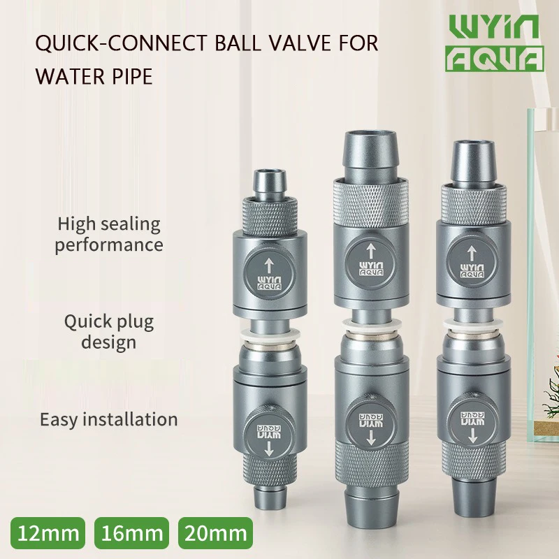Conector Rápido para Aquário 12/16mm com Válvula Reguladora - Imagem 6