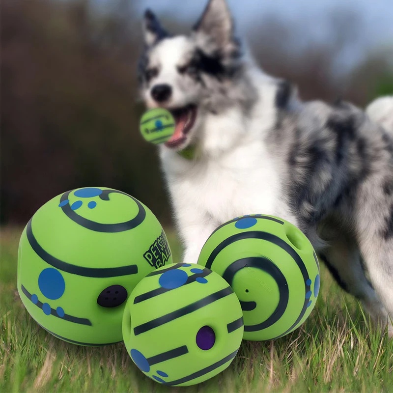 Brinquedo para Cães Wobble Wag Giggle Ball com Sons Interativos - Imagem 3