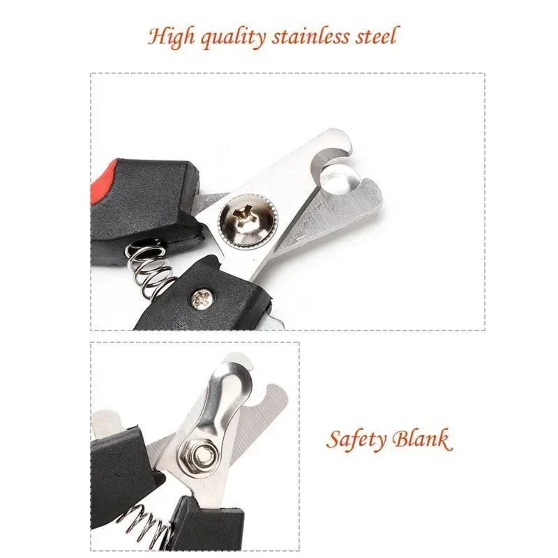 Cortador de Unhas para Cães e Gatos de Aço Inox com Mola Durável - Imagem 4
