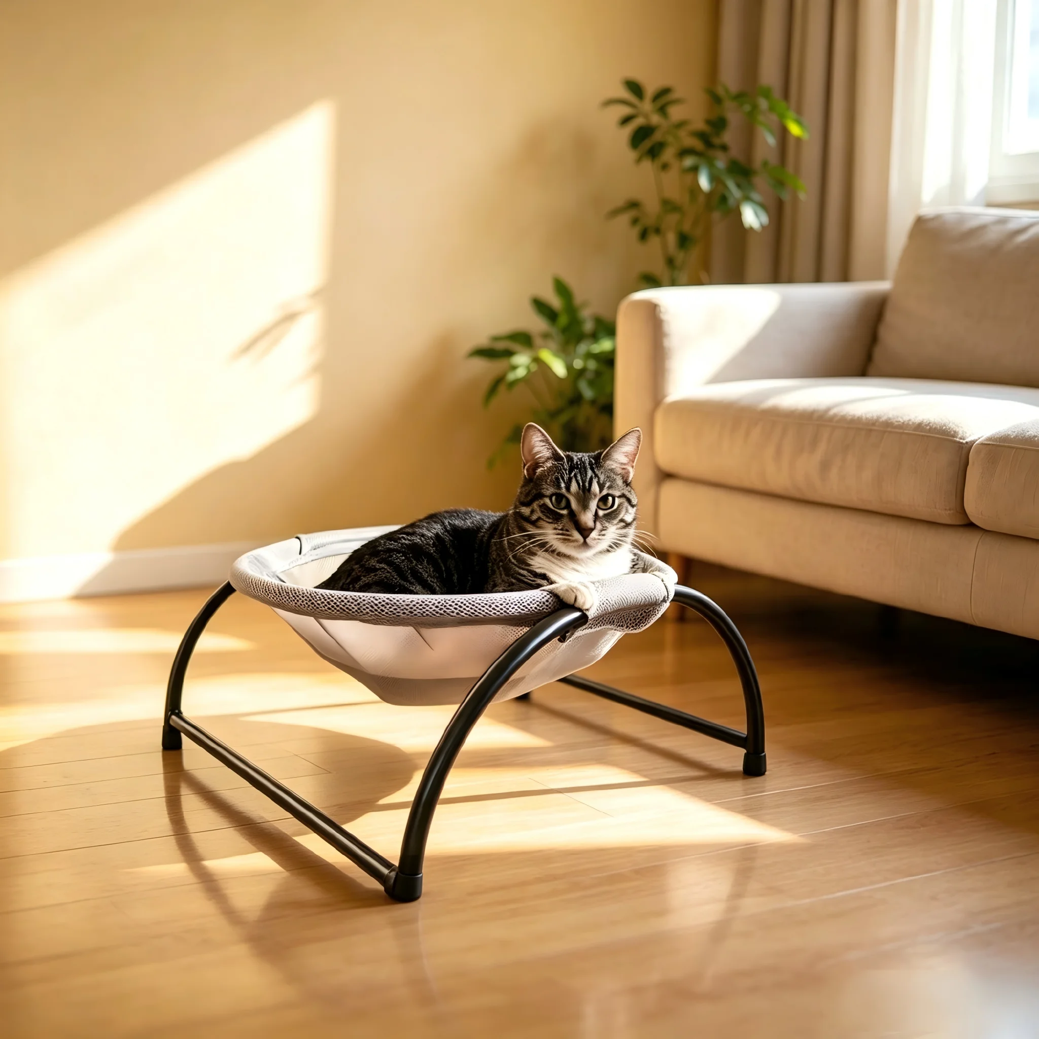 Cama Rede para Gatos Respirável Uso Interno e Externo - Imagem 5