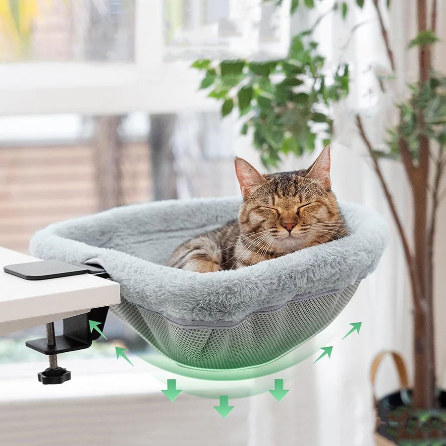 Cama de Mesa para Gatos Dobrável com Design Embutido - Imagem 2