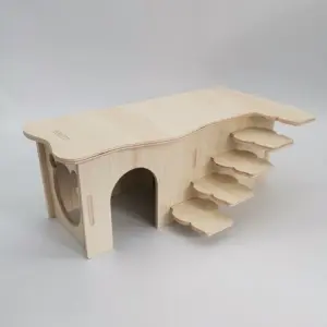 labirinto de madeira para hamster